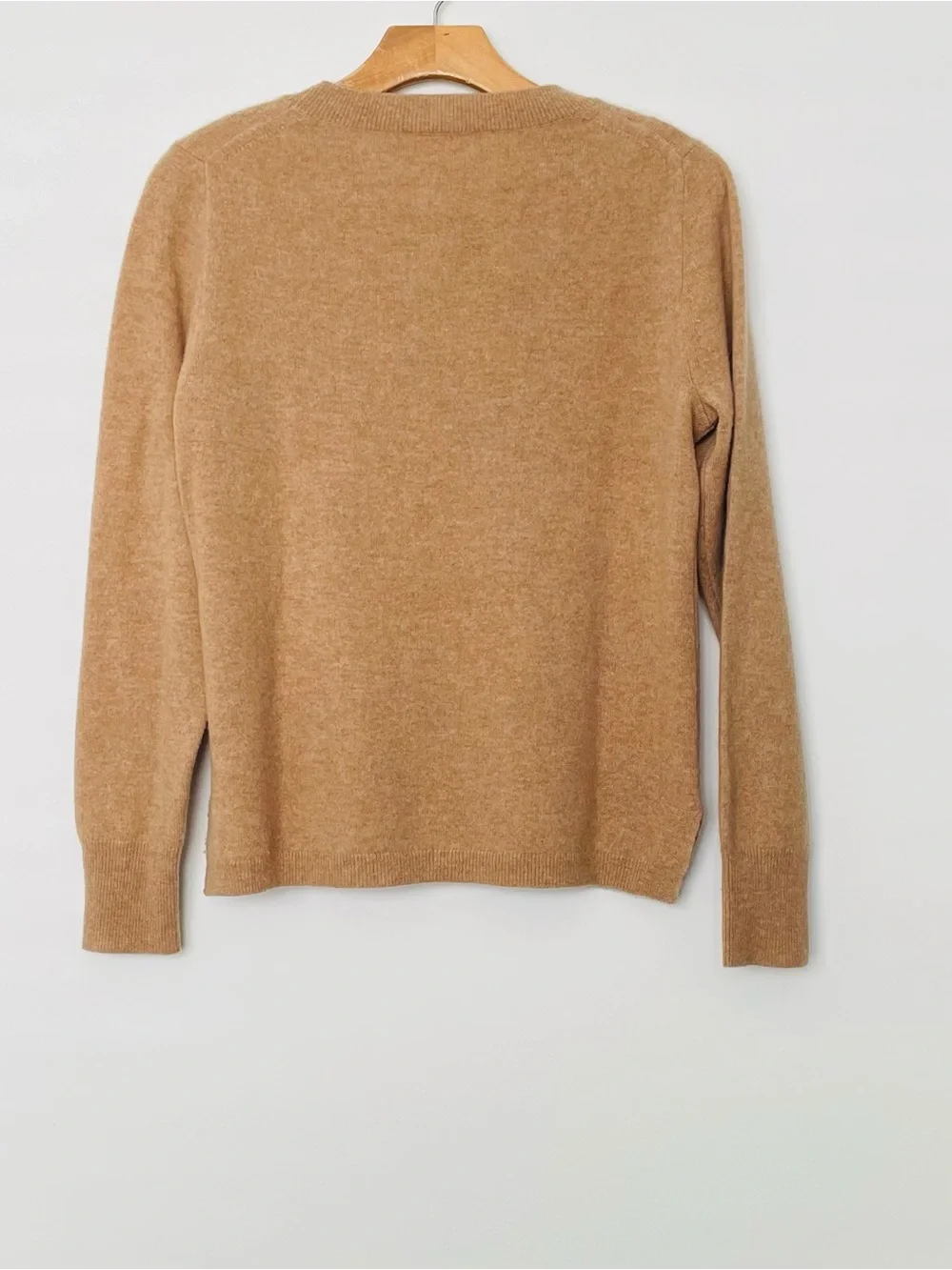J. Crew Camel/Tan Crewneck Cashmere Sweater
